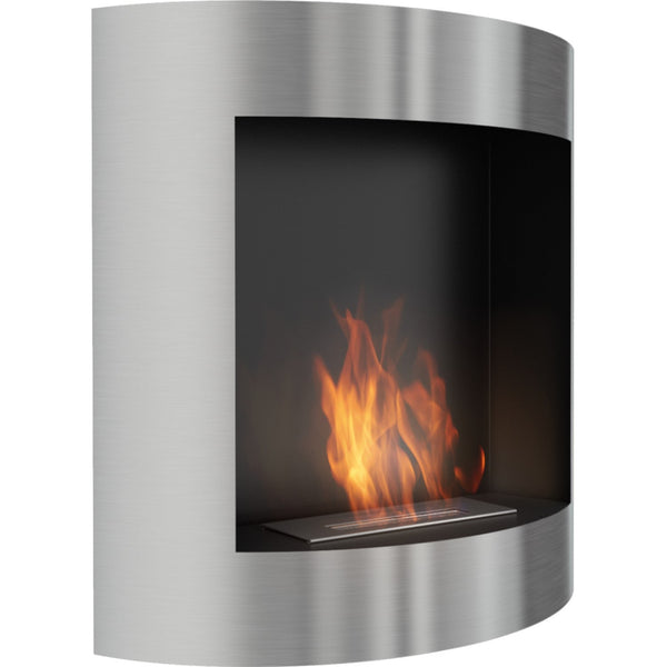Cheminée Bioéthanol Murale 77,9x81 cm Flig Akron Argent acquista