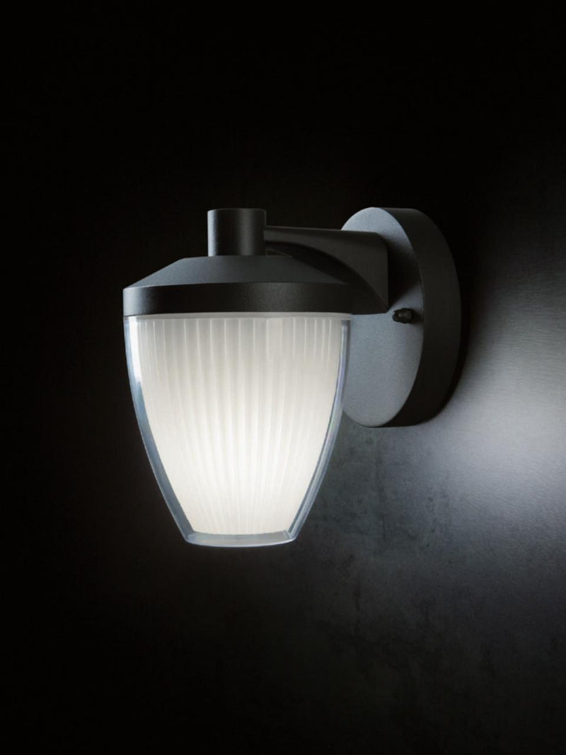 Lampada Palo da Giardino E27 40W in Alluminio Sovil Grigio