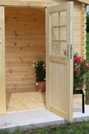 Casetta da Giardino Porta Doppia 300x300 cm in Legno Astrid