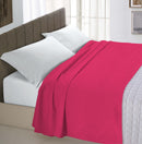 Lenzuolo Sopra in Tinta Unita Fragola