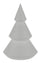 Abete da Giardino Ø30x46 cm in Resina Arkema Abete S Smart Bianco