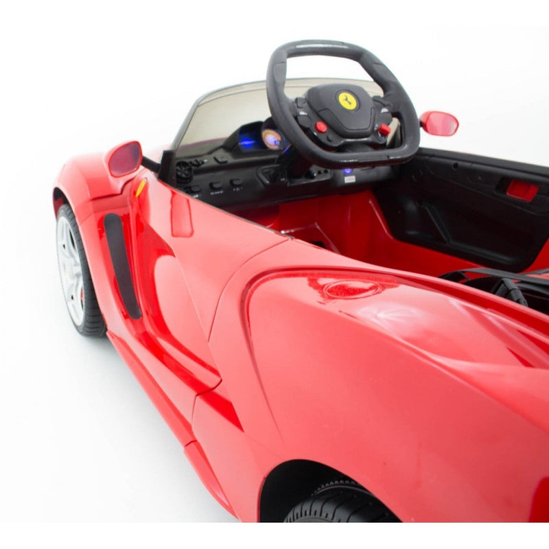Macchina Elettrica per Bambini 12V con Licenza Ferrari la Rossa
