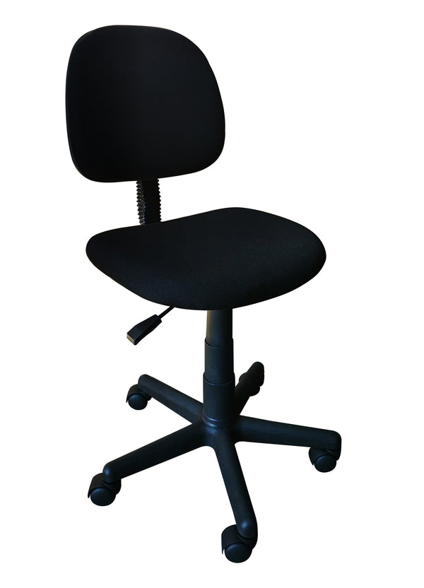 acquista Chaise de bureau de travail en tissu noir