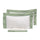 Parure de Draps et Taies d'Oreiller Bords en Satin Garrini Eveline Ivoire/Rupia Différentes Tailles