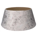 Copri base albero tessuto bianco tondo cm Ø56xh25