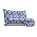 Set Lenzuola con Stampa Sopra Sotto e Federe Rombi