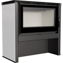 Stufa a Legna 6/16KW in Acciaio Flig Sheridan Bianca