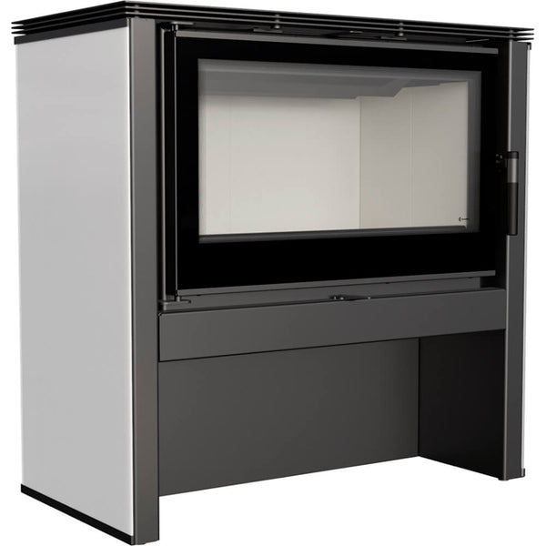 acquista Poêle à Bois 6/16KW en Acier Blanc Flig Sheridan