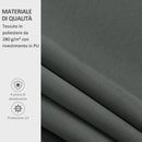 Telo di Ricambio per Tenda a Bracci Retrattile 4x2,5 m in Poliestere Anti UV Grigio  