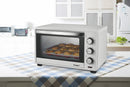 Forno Fornetto Elettrico Ventilato 38 Litri 1600W Kooper Texas 38 Bianco