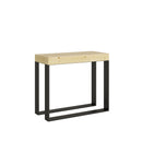 Consolle Allungabile 90-290x40x77 cm in Nobilitato Marrone