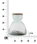 Vaso Garden Ø27x34 cm Vetro Trasparente