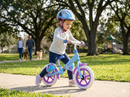 Balance Bike Bicicletta Senza Pedali per Bambini 12" Licenza Disney Frozen Azzurro e Lilla