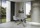 Tavolo Allungabile 120/224x90x77 cm Volantis Premium Cemento