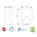 Asciugamani Elettrico con Fotocellula 900W Vama Smart Jet Mini BF ABS Bianco