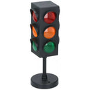 Lampada da Tavolo 10x27 cm Mini Semaforo Giocattolo con Luci a Batteria 