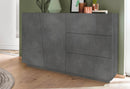 Credenza 2 Ante + 3 Cassetti 140x43x86 cm Vega Ardesia