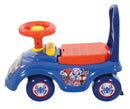 Macchina Cavalcabile per Bambini Volante Direzionabile Vano Contenitore e Telefono Marvel Spidey Blu