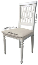 Set 2 Coprisedie Elasticizzati in Poliestere Leslie Blu Scuro 