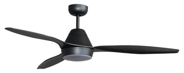 acquista Ventilateur de Plafond avec 3 Pales et LED Ø132 cm 3 Vitesses Martec Triumph Noir
