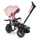 Triciclo Passeggino per Bambini 6 in 1 con Seggiolino Reversibile Qplay Premium Rosa