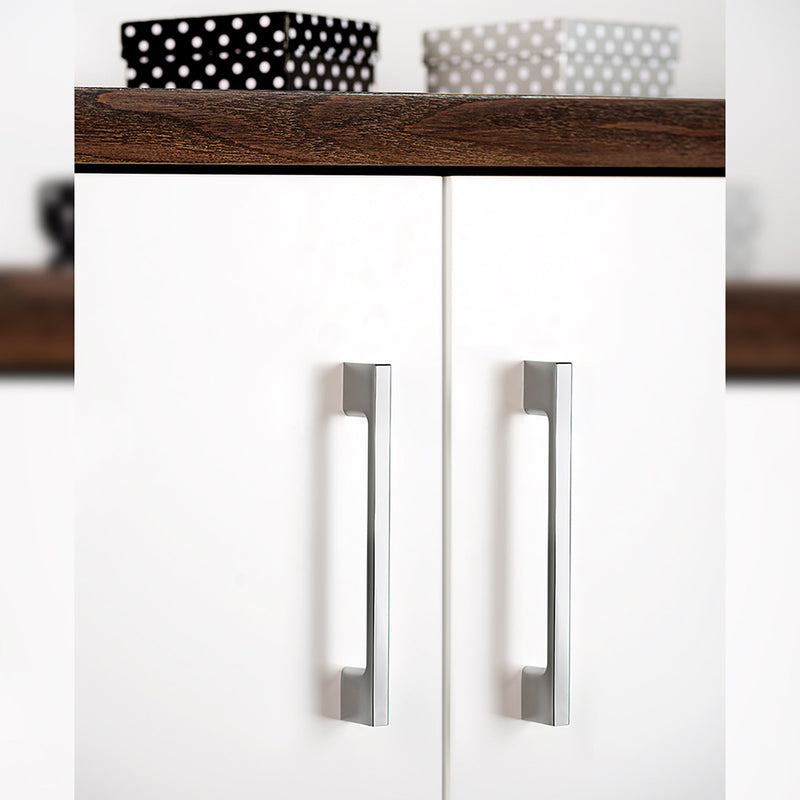 Maniglie per Mobile Interasse 128 mm Zama Cromo 20 Pezzi Emuca