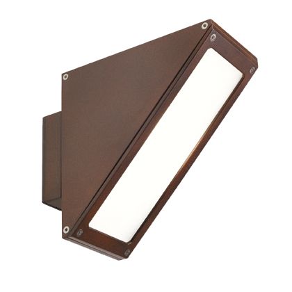 Applique Haute avec Led Couleur Corten pour l'Extérieur Ligne Three Livos prezzo