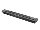 Camino a Bioetanolo da Incasso 120x50 cm Bifacciale 2 Side 1200 Nero con Vetro