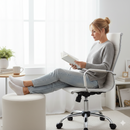 Sedia Poltrona Presidenziale da Ufficio in Similpelle Tosini Dallas Bianco