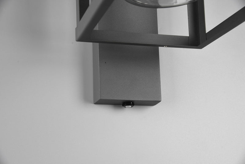 Applique da Esterno Attacco E27 in Alluminio Pressofuso Antracite