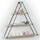 Etagère triangulaire Moset avec 3 étagères en chêne