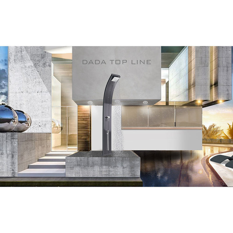 Doccia Solare da Giardino Miscelatore e Doccetta Arkema Dada Top Line Vari Colori