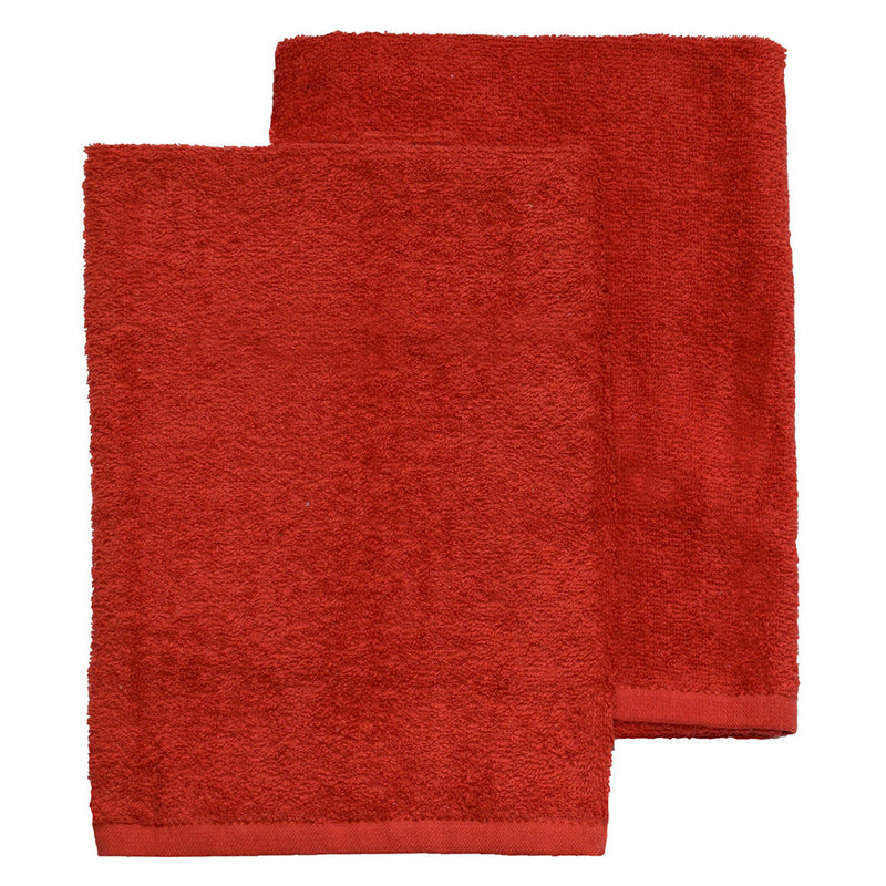 Set Spugna Asciugamani Ospite + Salvietta Ruggine