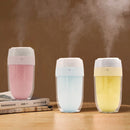 Mini Umidificatore 80x80x152 mm ricaricabile con led colorati Rosa