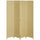 Paravent Separè 4 Portes H170 cm en Bois Marron
