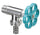 Robinet latéral pour fontaine de jardin style bouche d'incendie Belfer RUB/014 Turquoise