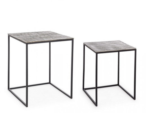 online Lot de 2 tables basses carrées Tahir