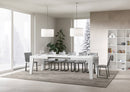 Tavolo Allungabile 160-420x90x77 cm Naxy Bianco Frassino