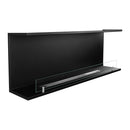 Camino a Bioetanolo da Incasso ad angolo 120x24,5x50 cm Trevi 120 Nero 