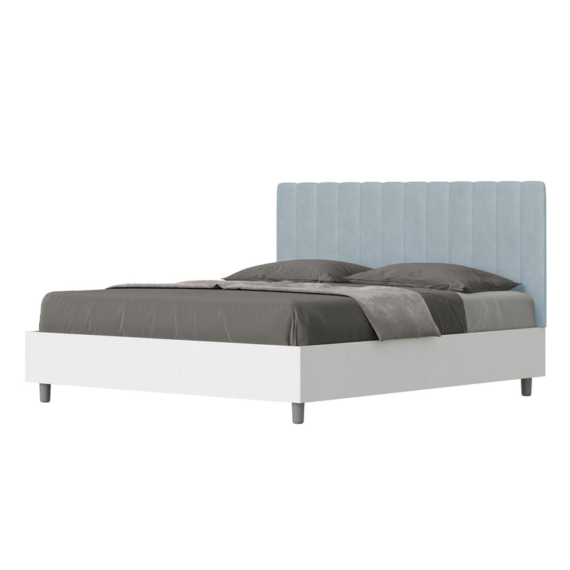 Letto Matrimoniale Kaia Azzurro Varie Misure