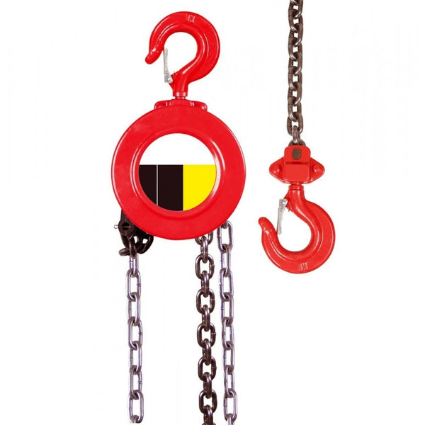Treuil manuel à chaîne 3 m Palan de levage 3 tonnes avec crochet à friction sconto