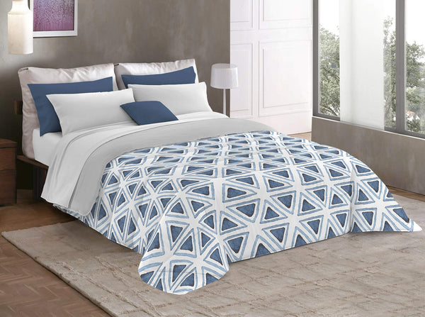 Couette Hiver Imprimée 250gr Triangles Multicolores prezzo