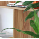 Libreria 12 Ripiani 124x160x24 cm in Legno Melaminico Naturale