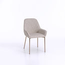 Set 4 Sedie 54x53x89 cm in Similpelle Beige