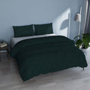 Copripiumino con Sacco e Federe Linea Water Washed Ottanio