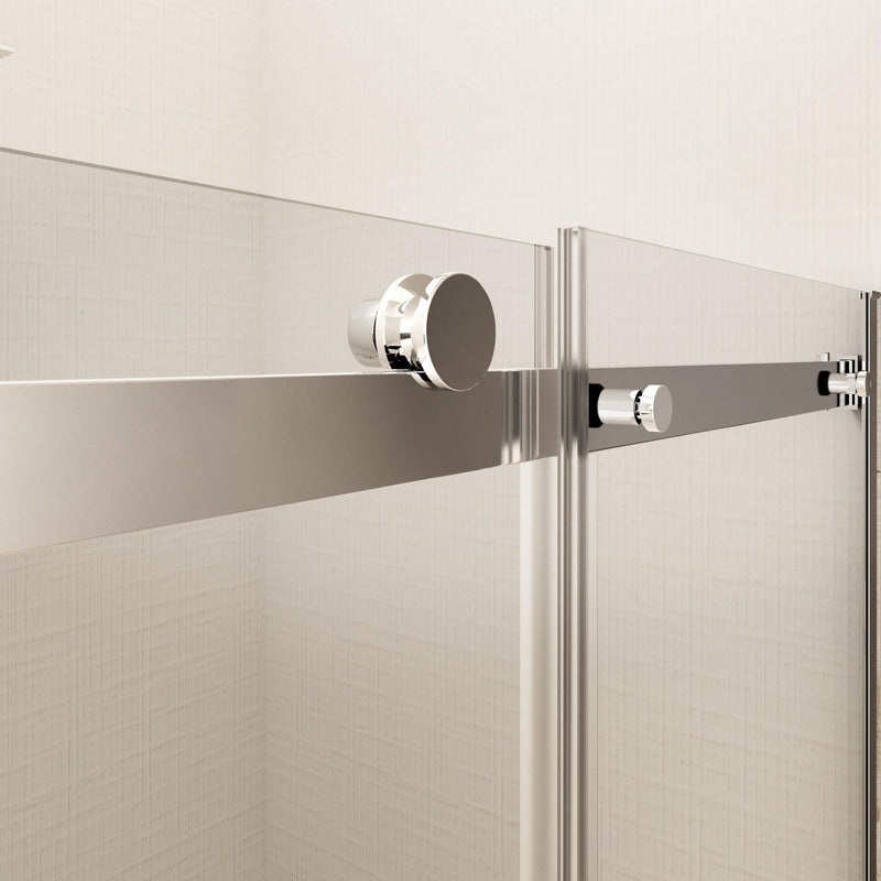 Box Doccia Angolare 1 Anta Scorrevole in Cristallo Trasparente 8mm H195 Bonussi Elise 3.0 Varie Misure