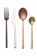 Servizio Set di Posate 24 Pezzi in Acciaio Lucido Villa d'Este Home Tivoli Stylo Colours