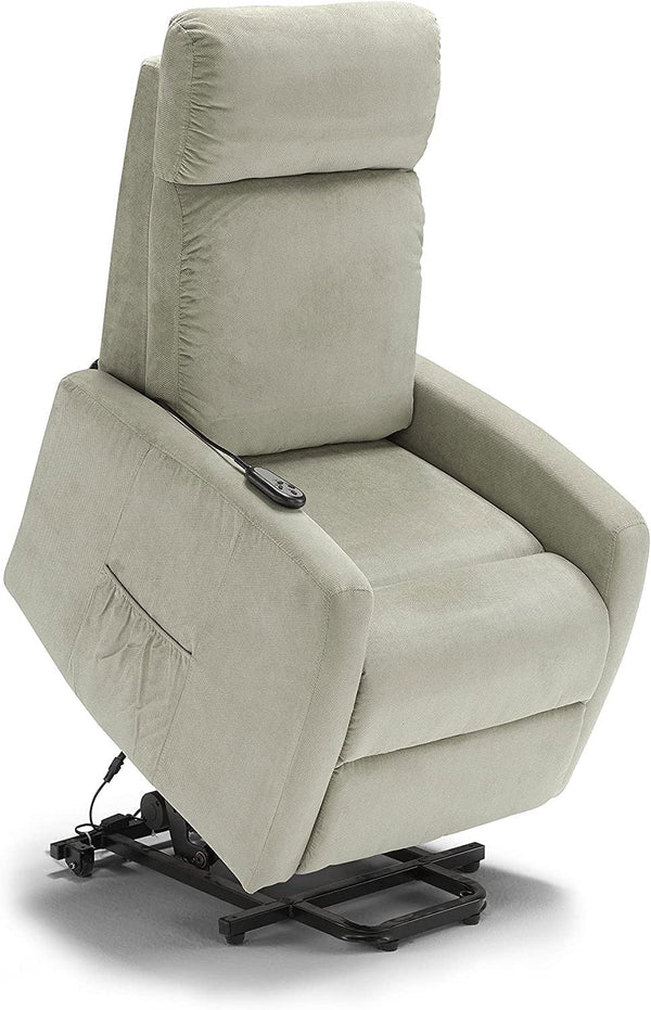 prezzo Fauteuil élévateur électrique 2 moteurs 67x75x110 cm en tissu Seattle Corda