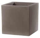 Vaso in Resina Tulli Schio Cubo Essential Cappuccino Varie Misure