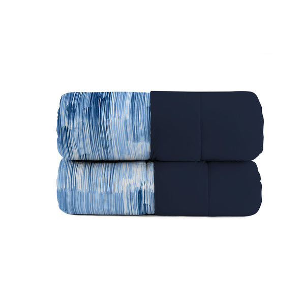 sconto Trapunta Invernale Stampata in Microfibra 200gr Double Face Paint Varie Misure